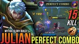 New Hero Julian Skill Combo and Rotation | Julian Gameplay, Combo, and Build - Mobile Legends