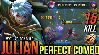 New Hero Julian Skill Combo and Rotation | Julian Gameplay, Combo, and Build - Mobile Legends