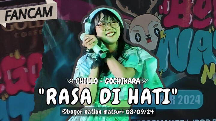 [FANCAM] CHILLO - GOCHIKARA "Rasa di Hati" @Bogor Nation Matsuri 08/09/24