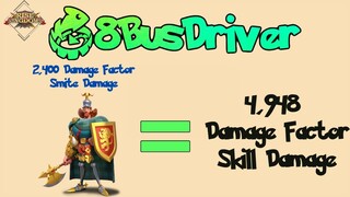 How much better is Smite Damage than Skill Damage? [Rise of Kingdoms]