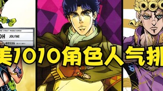 [JoJo] Popularity Ranking Of JoJo's Character In North America