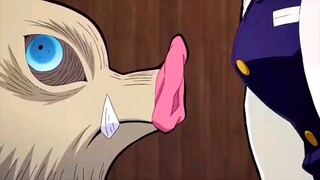 Demon Slayer: Piggy can do anything when he is angry!