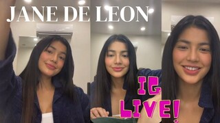 DARNA TINALO NG LAMOK | JANE DE LEON IG LIVE DECEMBER 8, 2022  | JANE DE LEON IS BACK #janedeleon