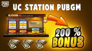 UC STATION EVENT EXPLAINED | GET 200% BONUS UC | UC STATION NEW EVENT PUBG MOBILE