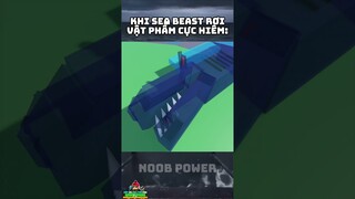 Khi Sea Beast Rơi Vật Phẩm Cực Hiếm: #shorts #noobpower #bloxfruit #bloxfruits