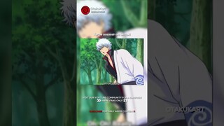 Turtle assassin vs Gintoki 😆 #anime #animeedits #animememes #shorts