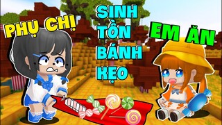 MẶP DORAM TỨC VÌ HỘI ANH EM ĂN KHÔNG RỦ NÊN CÙNG NAOBI SINH TỒN KẸO NGỌT SIÊU VIP TRONG MINI WORLD