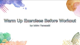 Warm-Up Exercises Before Workout | Ichiro Yamazaki TV