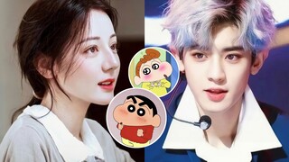 “那些年，喜欢蜡笔小新的明星。”