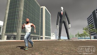 Franklin Fight Slender Man in Indian Bike Driving 3D