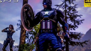 Marvels Avengers Captain America PS5 การเล่นเกม