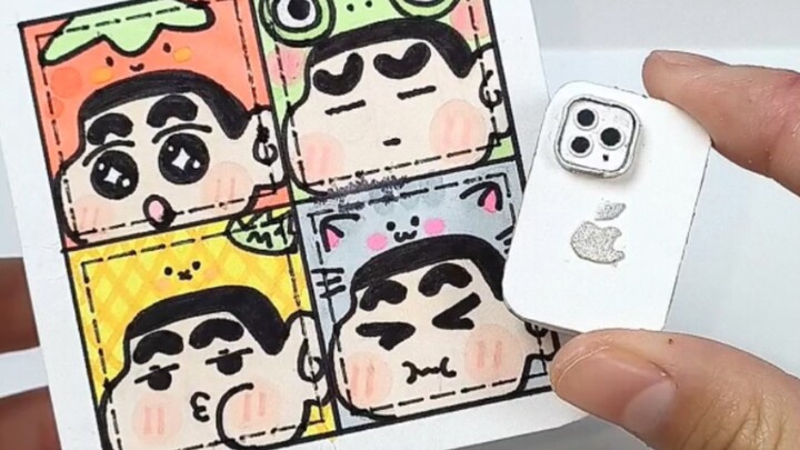 Let’s open the mini phone case and have fun~ Shin-chan series!