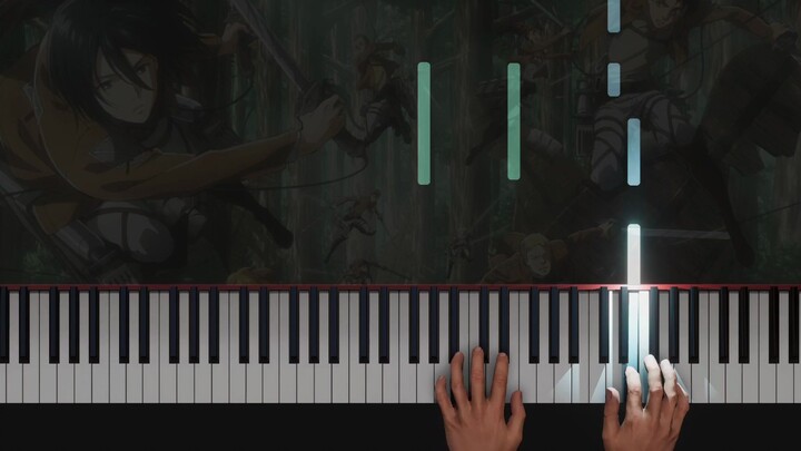 [AI Piano Score / Cover] Đại chiến Titan - Call your name | Sawano Hiroyuki