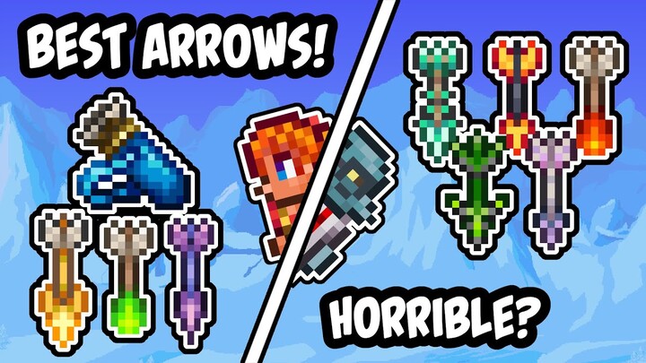Terraria Complete Arrows Guide! Best and Worst Arrows in Terraria 1.4!