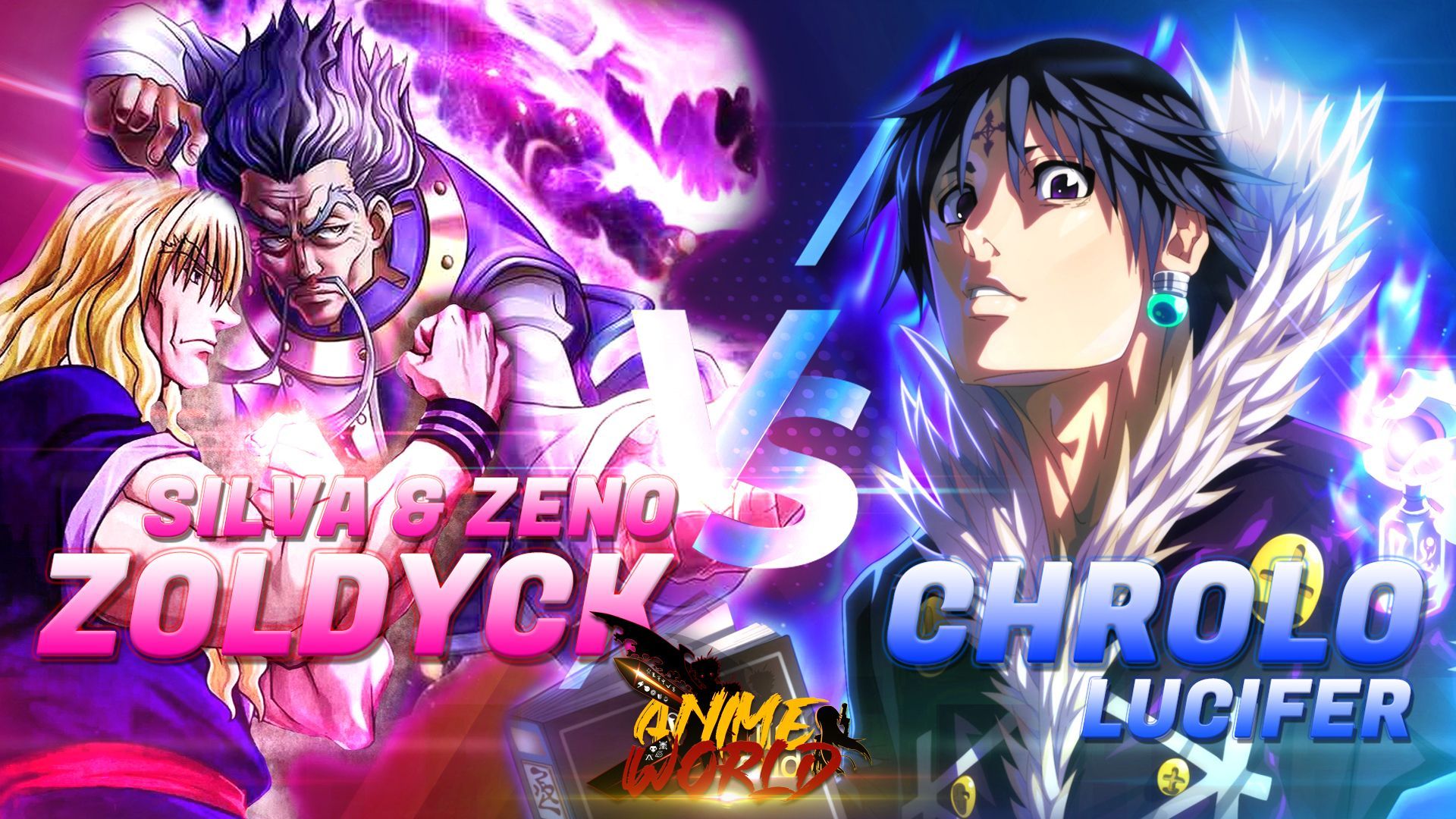 Classic Anime Hunter X Hunter 1999 - Chrollo Lucilfer vs Zeno