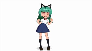 [Proyek Oriental] gaya Eropa dan Amerika 3D Dongfeng Valley Sanae's cat cat sailor suit versi kenikm