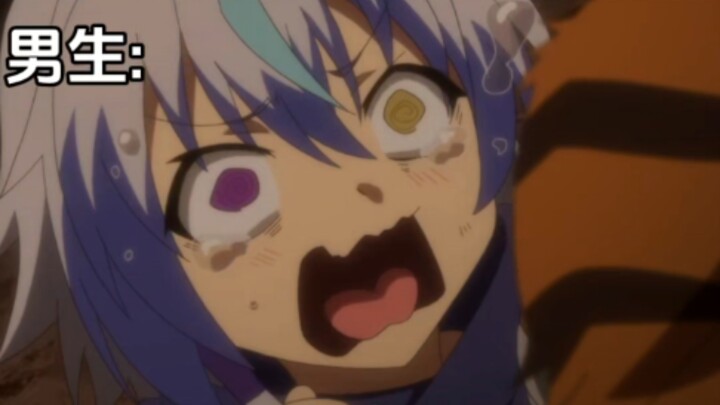 Đãi ngộ khi tra khảo giữa các giới tính khác nhau trong anime như thế này: