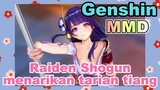 [Genshin, MMD.3D] Raiden Shogun menarikan tarian tiang