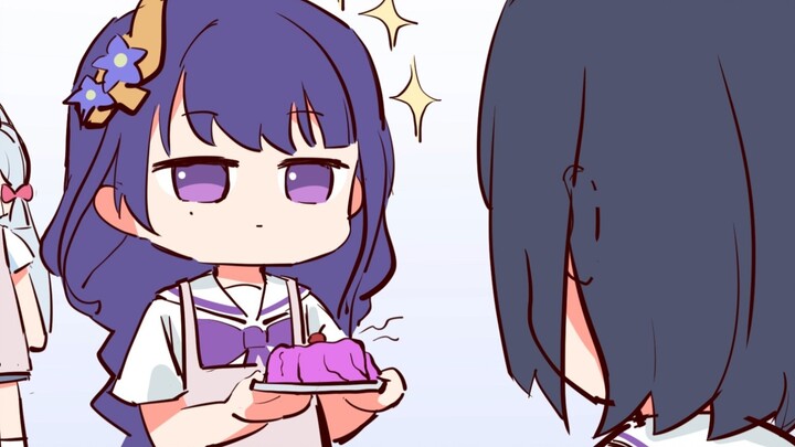 It seems that I have to finish here today [ Daily life in Genshin Impact High School ]