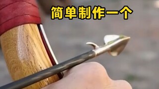 Simple to make one, too beautiful and too detailed arrow bow