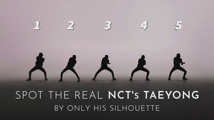 [终于公开啦，看看谁是勇哥] 超清（中英CC字幕）5位剪影舞者中谁是NCT的泰容？ 剪影舞者：NCT泰容  cr. hello82