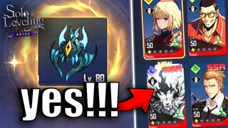 Solo Leveling Arise ARTIFACT STAT REROLL is happening!!!!... also look at this!