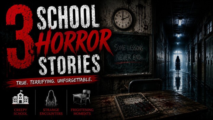 3 True School Horror Stories That Will Keep You Awake | Scary Stories