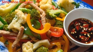 Bóng cá chay xào thập cẩm  ít tốn thời gian nhanh gọn dể làm