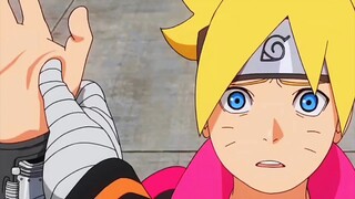 Boruto menggunakan Alat Ninja Enam Jalan untuk menyontek dalam ujian ninja, dan Naruto mengusir Boru