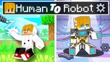 From HUMAN To ROBOT Story in Minecraft! (Tagalog)