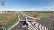 Airplane Boeing 777-300 takeoff in Microsoft Flight Simulator 2024