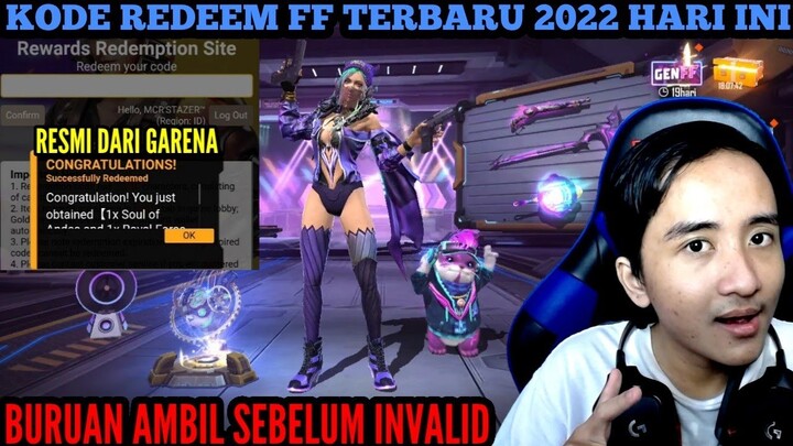 KODE REDEEM FF MARET TERBARU 2022 HARI INI SKIN GRATIS ! - FREE FIRE INDONESIA