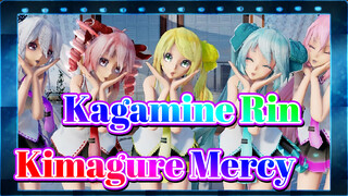 Kagamine Rin|[MMD]HAKU, TETO, RIN, MIKU, LUKA |Kimagure Mercy