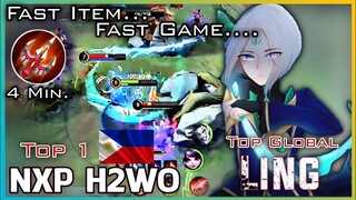 H2wo Ling Fast Item, Fast Game | Top Global Ling h2wo