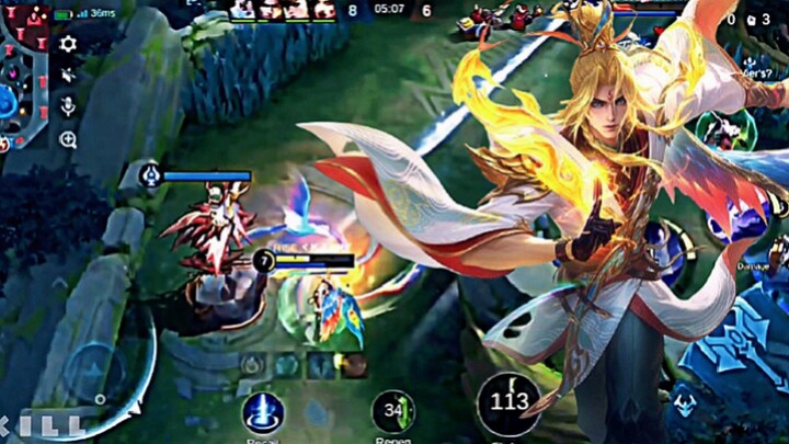 Akhirnya Gak Make Skin Jamet Lagi 🤫 Lumayan Mantep Efek Skilnya | MLBB