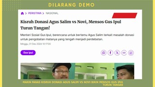 Makin Kisruh dan Panas Kasus Agus dan Novi Mensos Turun Tangan
