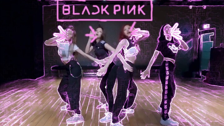 当可爱外号遇上炫酷特效，BLACKPINK DDU-DU DDU-DU特效练习室
