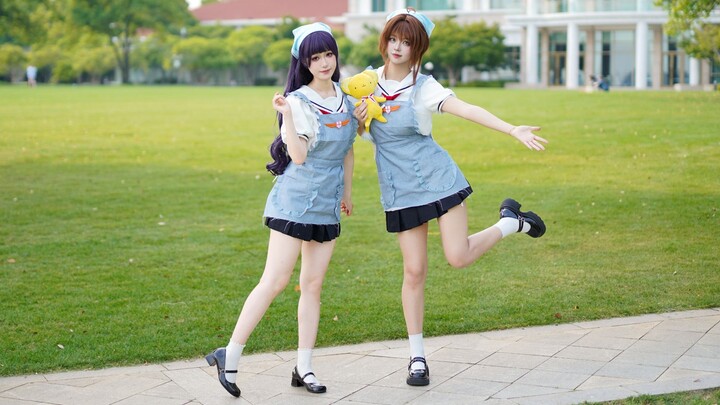 Bầu trời xanh! Bãi cỏ! Đang chế tác những quả anh đào ngọt lịm 🍒~ Cardcaptor Sakura