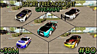 [🔴Short Free Account Giveaway#80] [ Rare Design+ Chrome Car ] Car Parking Multiplayer 4.7.4