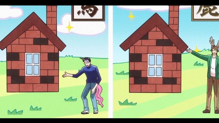 Một bên buồn rầu một bên tươi vui #anime