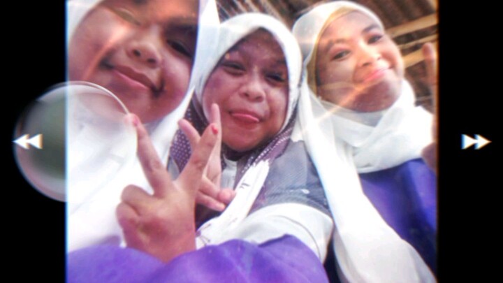 With my friends
