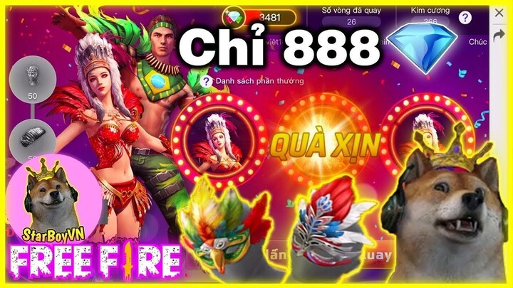 [Free Fire] Khi Thánh Đen Khô máu Vòng Quay Chim Thiên Đường & Vẹt Xanh