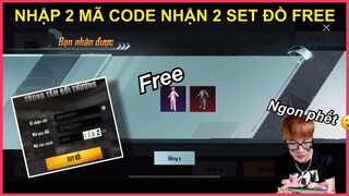 NHẬP 2 MÃ CODE NHẬN 2 SET TRANG PHỤC FREE DỄ DÀNG, AI CŨNG CÓ THỂ NHẬN || PUBG MOBILE