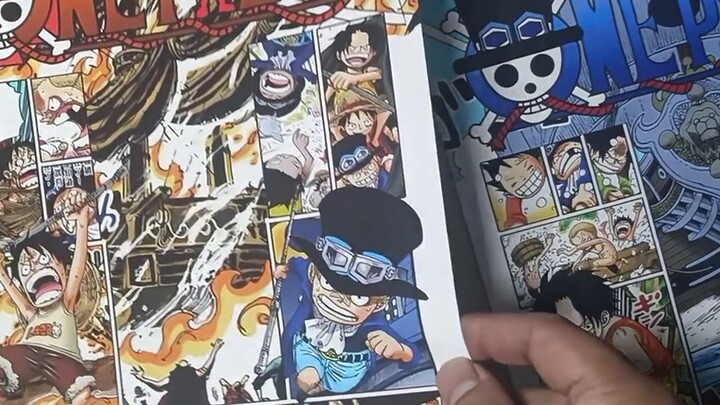 DIY is super simple to make One Piece three-dimensional decorative painting of the three Luffy broth