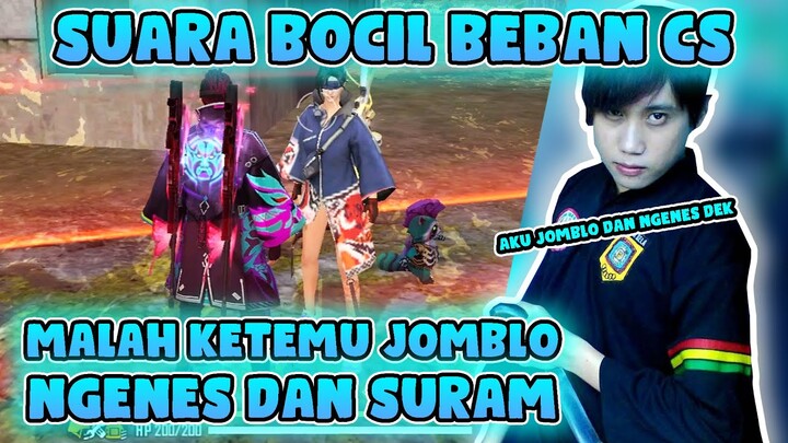 NYAMAR JADI BEBAN CS, MALAH KETEMU JOMBLO NGENES SURAM | Free Fire Indonesia