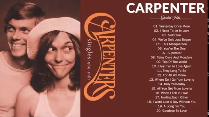 The Carpenter Very Best Songs - Nonstop Playlist - Carpenters Greatest Hits Full Album 2020