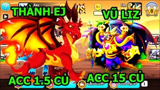 Cực Sốc Trước Màn Định Giá Acc Thành EJ 1.5 Củ Thua Vuliz 15 Củ - Dragon City Top Game Android Ios