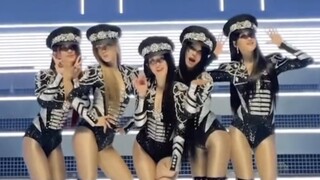 (G)I-DLE 240130 All members in black uniform Super Lady Challenge