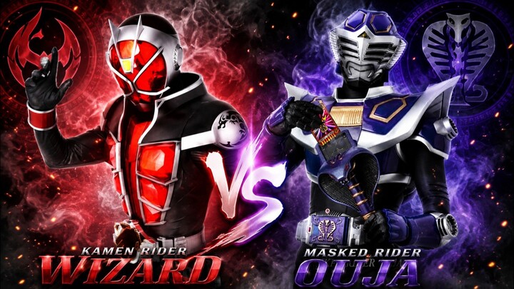 Kamen Rider Super Hero Taisen Climax Heroes Story Battle | Wizard vs Ouja |