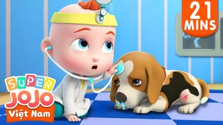 Chú Bingo bị ốm | Cùng nhau chăm sóc Bingo | Nhạc thiếu nhi vui nhộn | Super JoJo